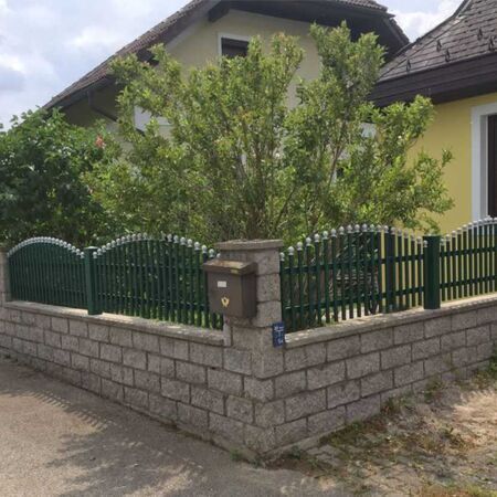 Aluzaun "Traunsee" Palisade