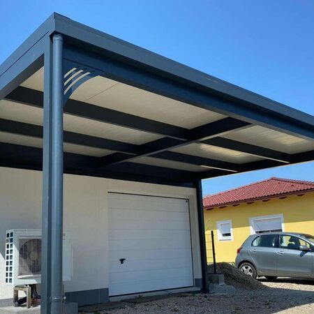 Alu Carport "Ötscher" Flachdach